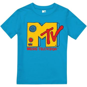 Textiel Jongens T-shirts met lange mouwen Mtv  Blauw