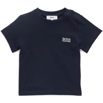 Textiel Jongens T-shirts & Polo’s Hugo Boss Kids J25P14-MARINE 