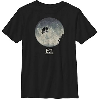 Textiel Jongens T-shirts met lange mouwen E.t. The Extra-Terrestrial  Zwart