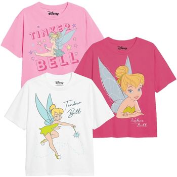 Textiel Meisjes T-shirts met lange mouwen Tinkerbell  Rood