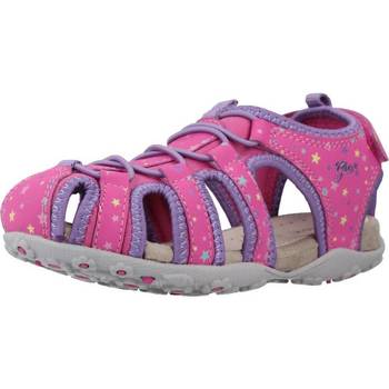 Schoenen Meisjes Sandalen / Open schoenen Geox JR SANDAL ROXANNE A Roze