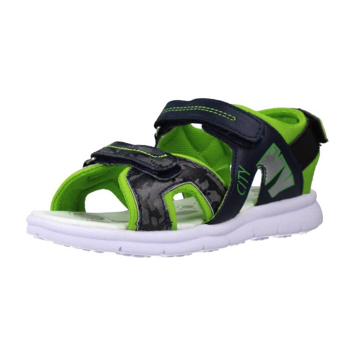 Schoenen Jongens Sandalen / Open schoenen Chicco SANDALIA CASPAR Groen