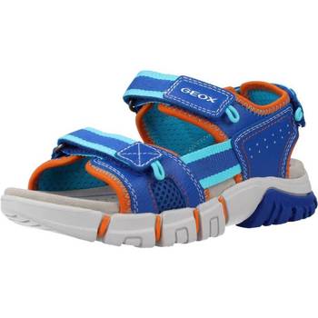 Schoenen Jongens Sandalen / Open schoenen Geox J SANDAL DYNOMIX BOY Blauw