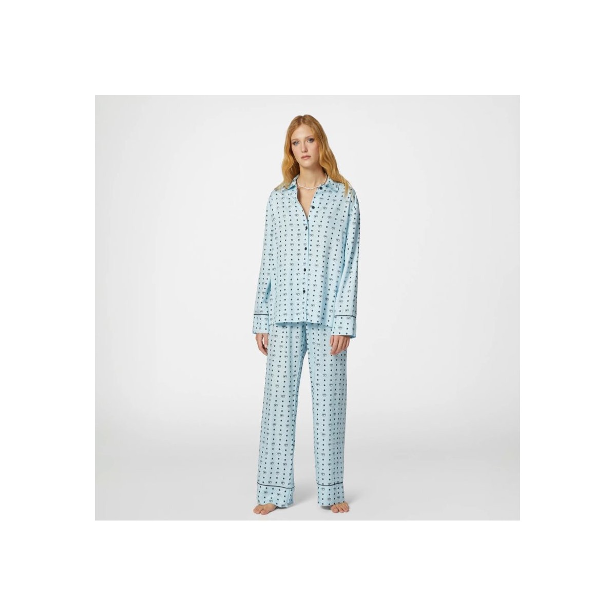 Textiel Dames Pyjama's / nachthemden Chiara Ferragni  Blauw