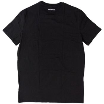 Textiel Heren T-shirts korte mouwen Dsquared  Zwart