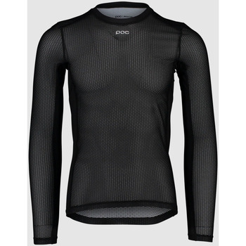 Textiel Heren T-shirts & Polo’s Poc Essential Layer LS Jersey Uranium Black 58111-1002 Zwart
