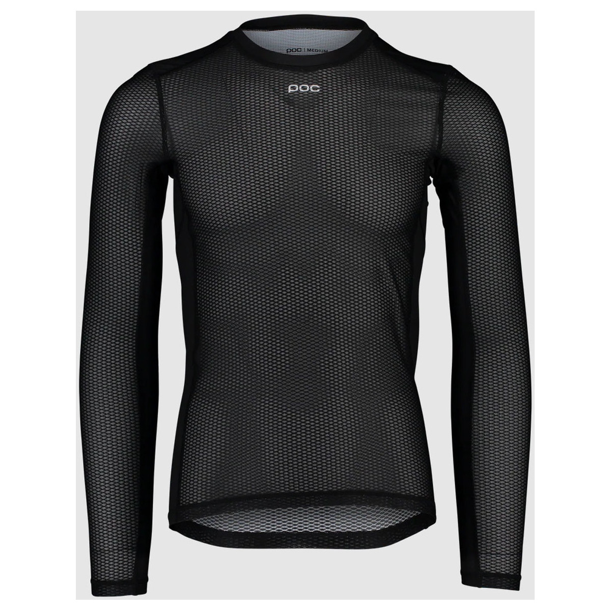 Textiel Heren T-shirts & Polo’s Poc Essential Layer LS Jersey Uranium Black 58111-1002 Zwart