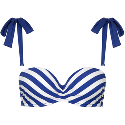 Textiel Dames Bikinibroekjes- en tops Lisca Multinational bandeau zwemkleding top Rhodes Blauw