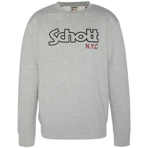 Textiel Heren Sweaters / Sweatshirts Schott  Grijs
