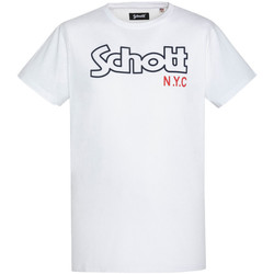 Textiel Heren T-shirts & Polo’s Schott  Wit