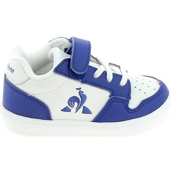 Schoenen Jongens Sneakers Le Coq Sportif Breakpoint BB Blanc Bleu Wit