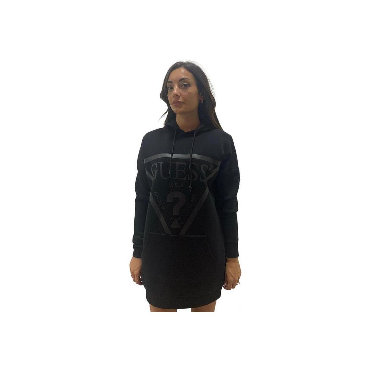 Textiel Dames Sweaters / Sweatshirts Guess  Zwart