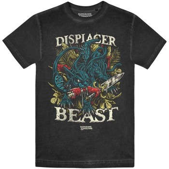 Textiel Heren T-shirts met lange mouwen Dungeons & Dragons  Zwart
