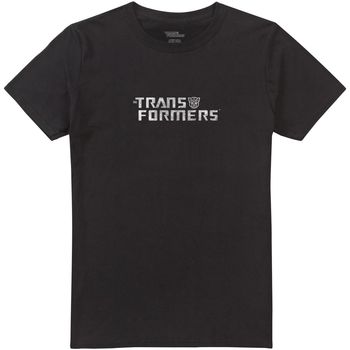 Textiel Heren T-shirts met lange mouwen Transformers  Zwart