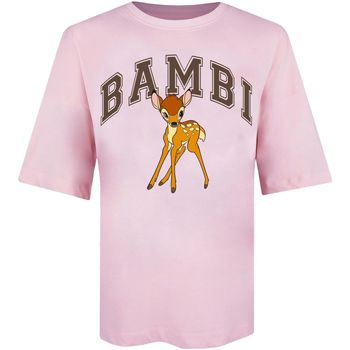 Textiel Dames T-shirts met lange mouwen Bambi  Rood