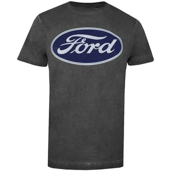 Textiel Heren T-shirts met lange mouwen Ford  Zwart