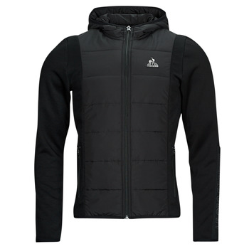 Textiel Heren Sweaters / Sweatshirts Le Coq Sportif TECH FZ Hoody N°1 M Zwart