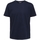 Textiel Heren T-shirts & Polo’s Selected Noos Pan Linen T-Shirt - Navy Blazer Blauw