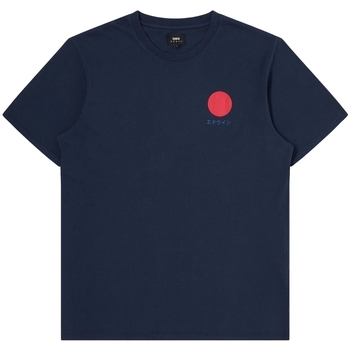 Textiel Heren T-shirts & Polo’s Edwin Japanese Sun T-Shirt - Navy Blazer Blauw