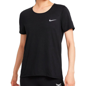 Textiel Dames T-shirts korte mouwen Nike  Zwart