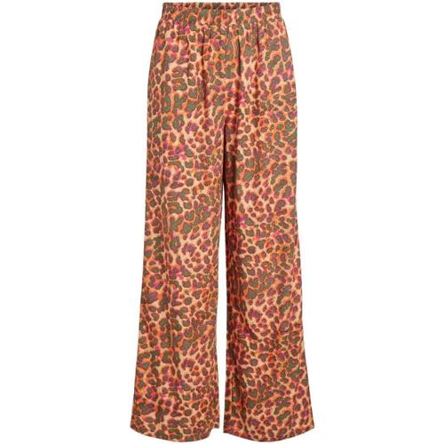 Textiel Dames Broeken / Pantalons Vila  Oranje