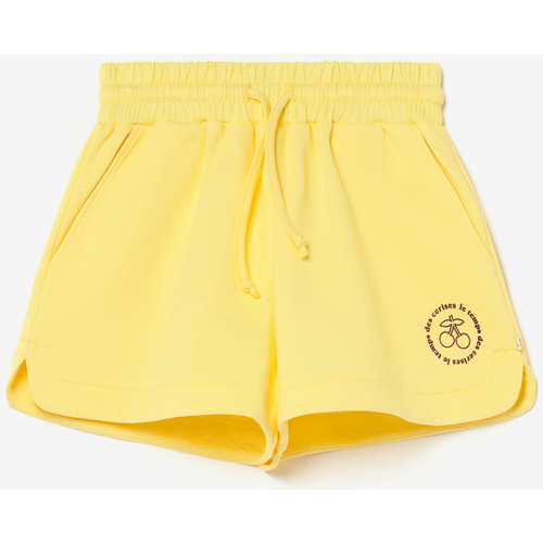 Textiel Meisjes Korte broeken / Bermuda's Le Temps des Cerises Short SLAGI Geel