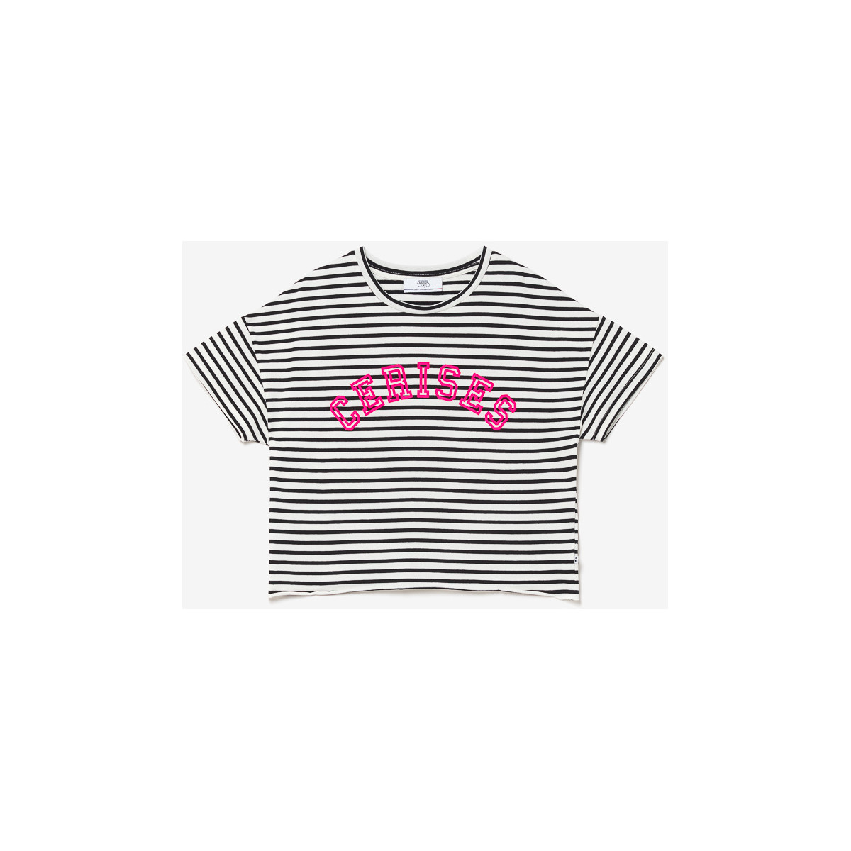 Textiel Meisjes T-shirts & Polo’s Le Temps des Cerises T-shirt AELLEGI Zwart