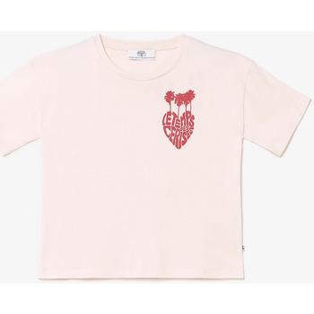 Textiel Meisjes T-shirts & Polo’s Le Temps des Cerises T-shirt PALMAGI Roze