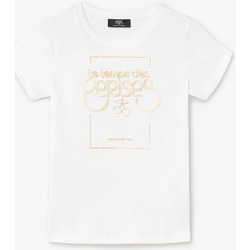 Textiel Meisjes T-shirts & Polo’s Le Temps des Cerises T-shirt THEAGI Wit