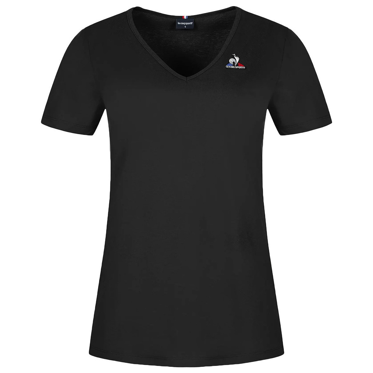 Textiel Dames T-shirts korte mouwen Le Coq Sportif Essentiels Tee N°1 Wn's Zwart