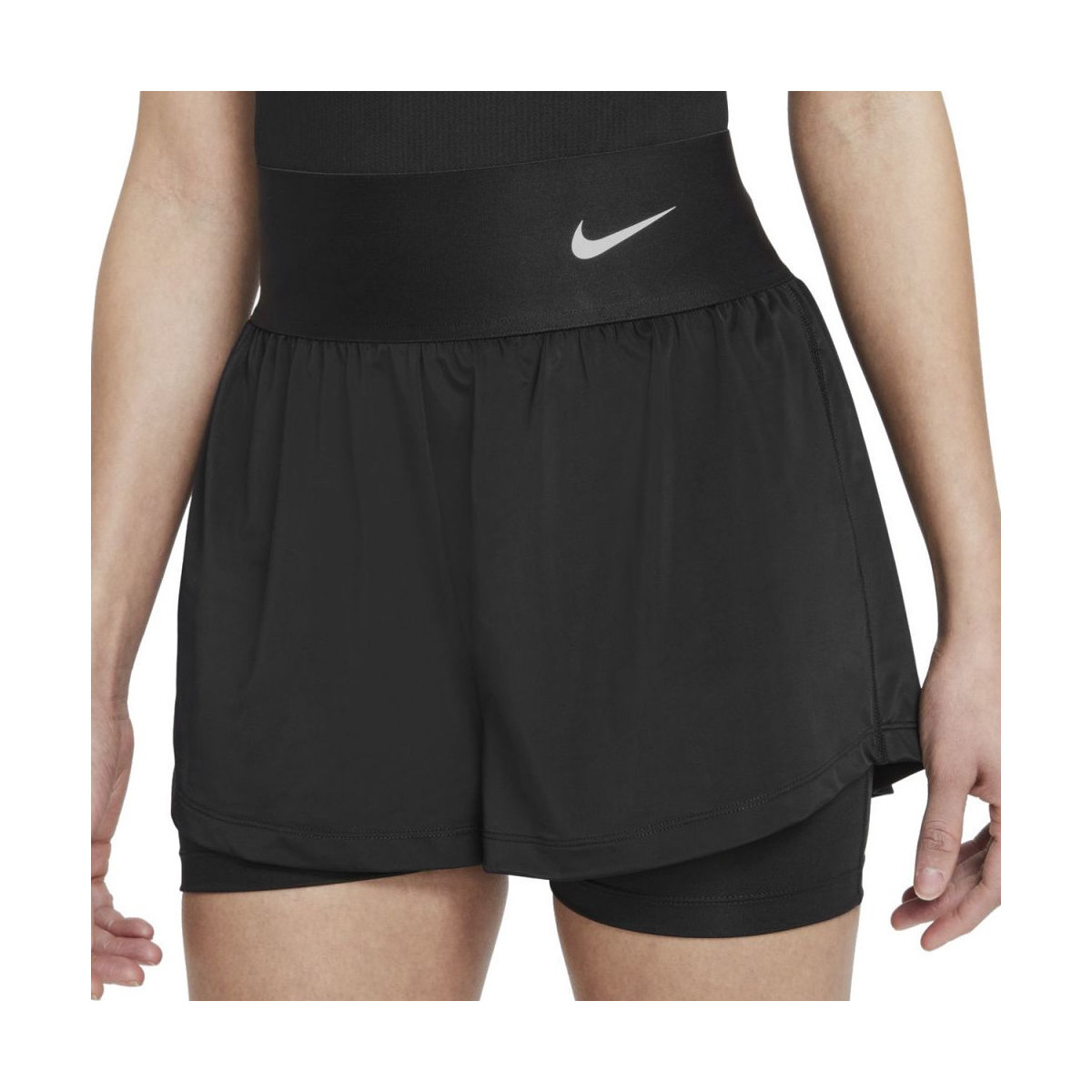 Textiel Dames Korte broeken / Bermuda's Nike  Zwart