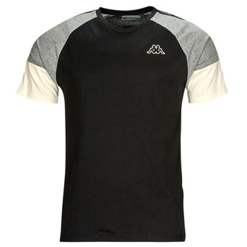 Textiel Heren T-shirts korte mouwen Kappa IPOOL Zwart / Wit / Grijs