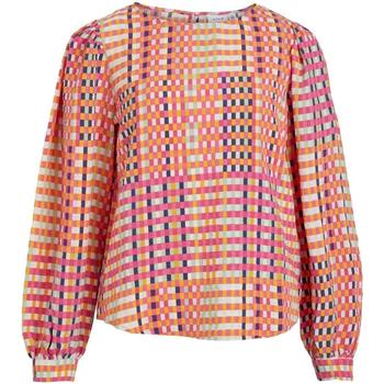 Textiel Dames T-shirts & Polo’s Vila  Roze