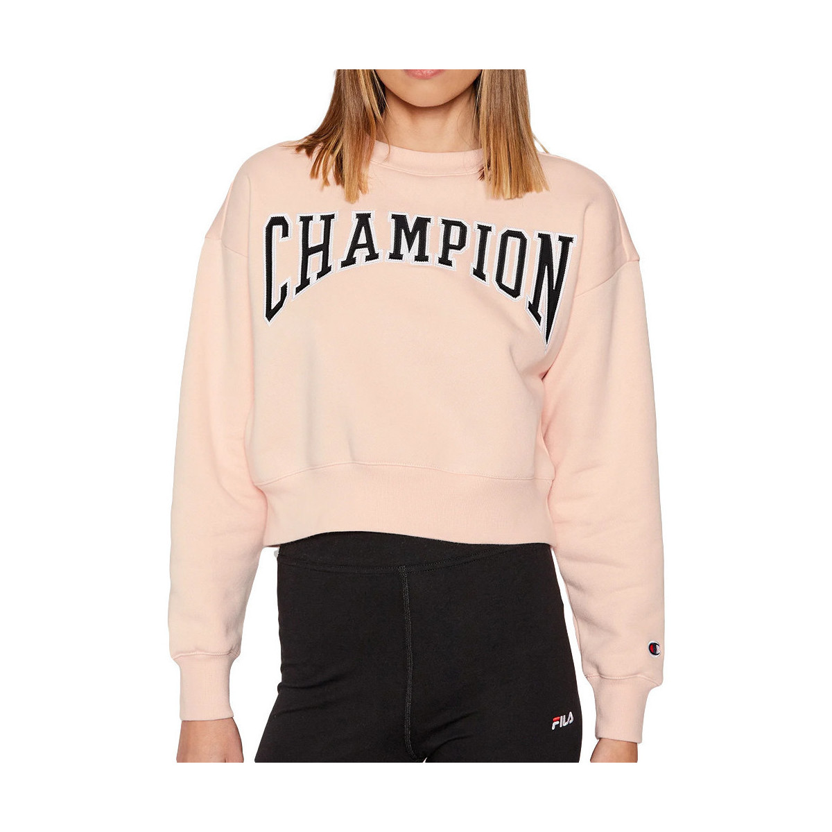 Textiel Dames Sweaters / Sweatshirts Champion  Roze