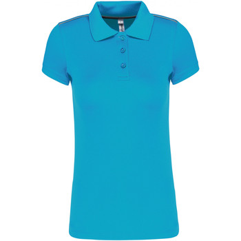 Textiel Dames T-shirts & Polo’s Proact Polo femme Blauw