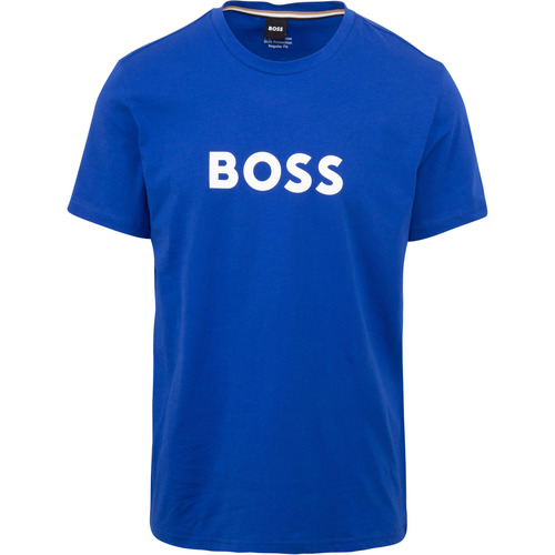 Textiel Heren T-shirts & Polo’s BOSS T-shirt Kobaltblauw Blauw