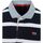 Textiel Heren T-shirts & Polo’s New Zealand Auckland NZA Polo Waimate Strepen Donkerblauw Blauw