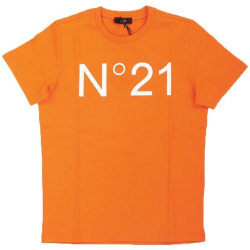 Textiel Kinderen T-shirts korte mouwen N°21 N21173 Oranje