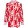 Textiel Dames Tops / Blousjes Vila Shirt Kikki Mat L/S - Flame Scarlet Rood