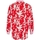Textiel Dames Tops / Blousjes Vila Shirt Kikki Mat L/S - Flame Scarlet Rood