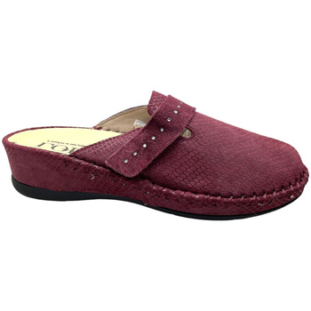 Schoenen Dames Leren slippers Calzaturificio Loren LOM2952bo Zwart