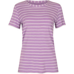 Textiel Dames Tops / Blousjes Lisca T-shirt met korte mouwen Posh  Cheek Violet