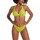 Textiel Dames Bikinibroekjes- en tops Lisca Braziliaanse zwemkleding kousen Palma Groen