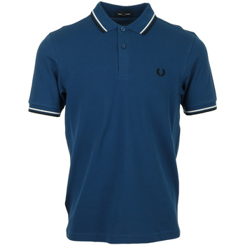 Fred Perry Twin Tipped Shirt Blauw
