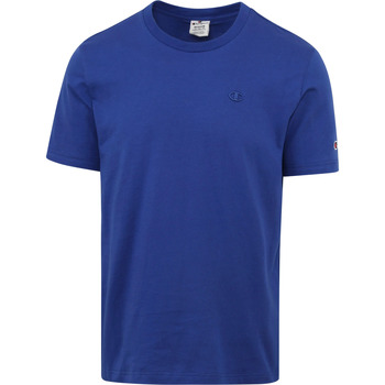 Textiel Heren T-shirts & Polo’s Champion T-Shirt Logo Donkerblauw Blauw