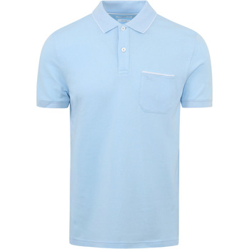 Textiel Heren T-shirts & Polo’s Brax Polo Paddy Lichtblauw Blauw