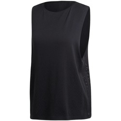 Textiel Dames Mouwloze tops adidas Originals Warp Knit Tank Top Zwart