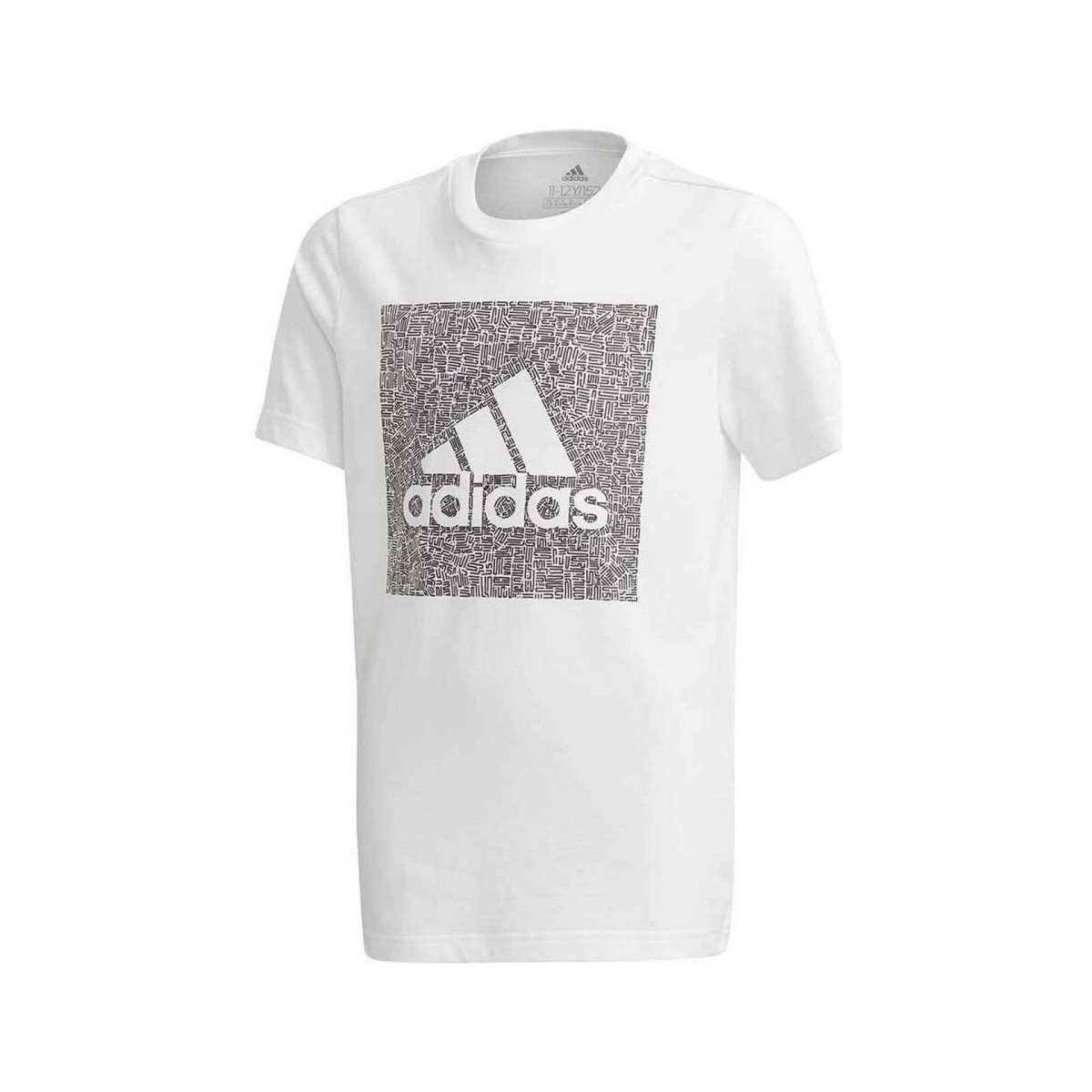 Textiel Jongens T-shirts korte mouwen adidas Originals Jb Mh Bos Box Wit