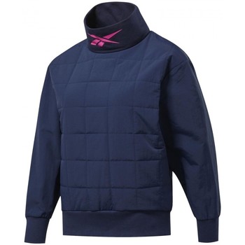 Textiel Dames Sweaters / Sweatshirts Reebok Sport Wor Myt Q4 Quilted Cowl Blauw