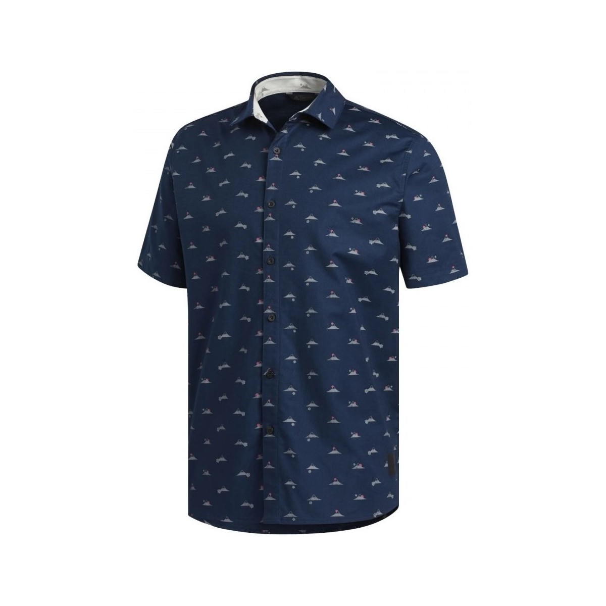 Textiel Heren Overhemden korte mouwen adidas Originals Adcrs Srtch Wvn Blauw